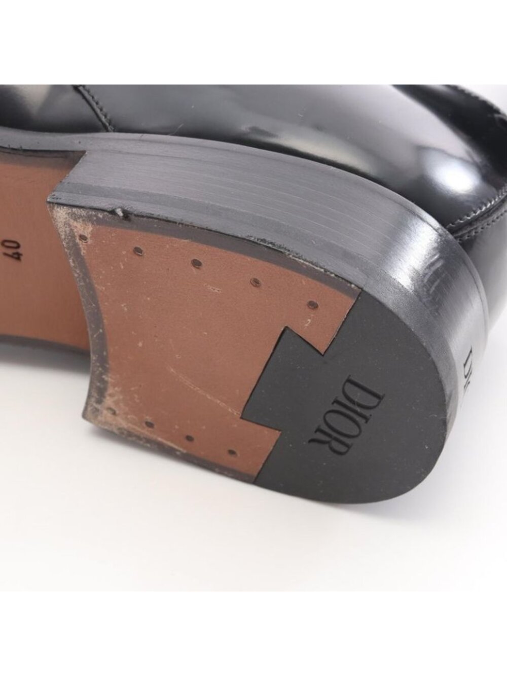 Dior Dress Shoes CD Logo Leather - Picture 10 of 12